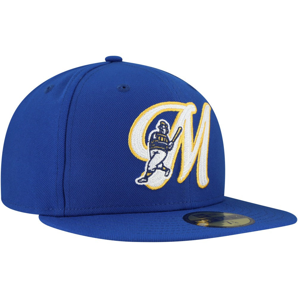 Milwaukee Brewers New Era  Duo Logo 2.0 59FIFTY Fitted Hat - Royal Hats