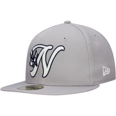 New York Yankees New Era  Duo Logo 2.0 59FIFTY Fitted Hat - Gray Hats