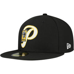 Pittsburgh Pirates New Era  Duo Logo 2.0 59FIFTY Fitted Hat - Black Hats