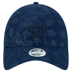 Houston Astros New Era Women's Tonal Floral 9TWENTY Adjustable Hat - Navy Hats