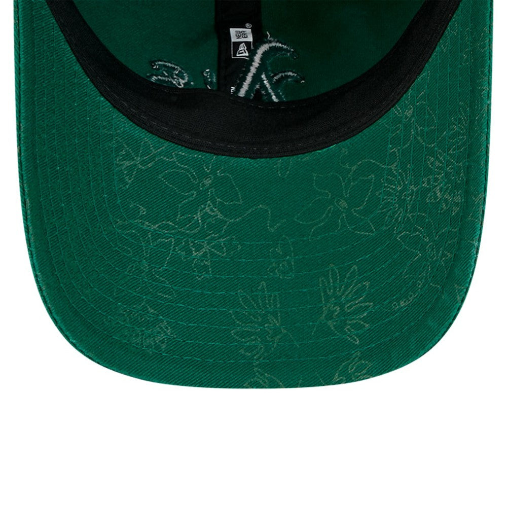 Athletics New Era Women's Tonal Floral 9TWENTY Adjustable Hat - Green Hats