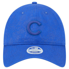 Chicago Cubs New Era Women's Tonal Floral 9TWENTY Adjustable Hat - Royal Hats