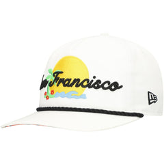 San Francisco Giants New Era Paradise Golfer Adjustable Hat - White Hats