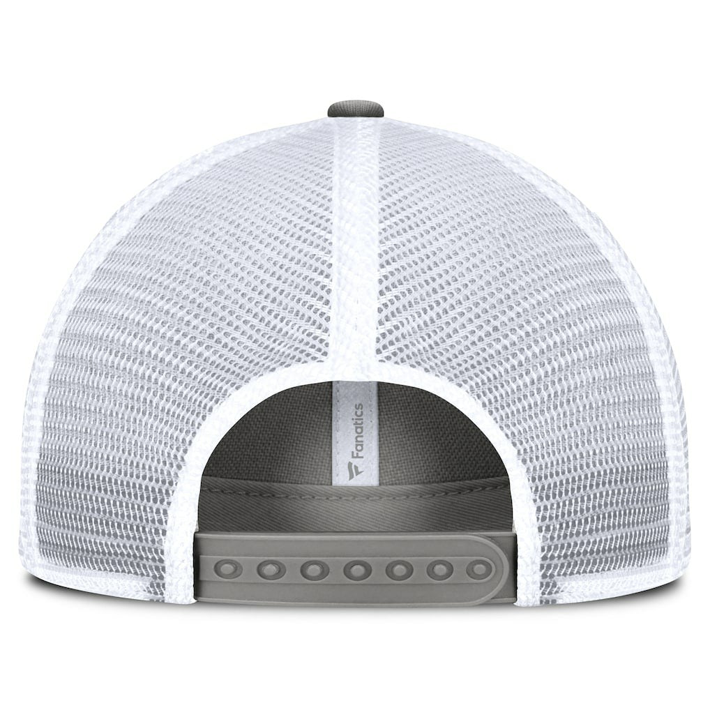 Detroit Lions Trucker Adjustable Hat - Gray/White Hats
