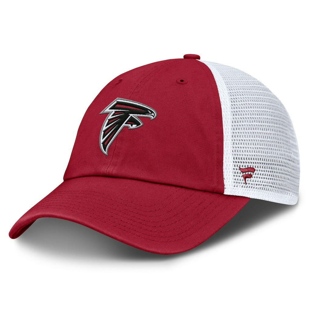 Atlanta Falcons Trucker Adjustable Hat - Red/White Hats