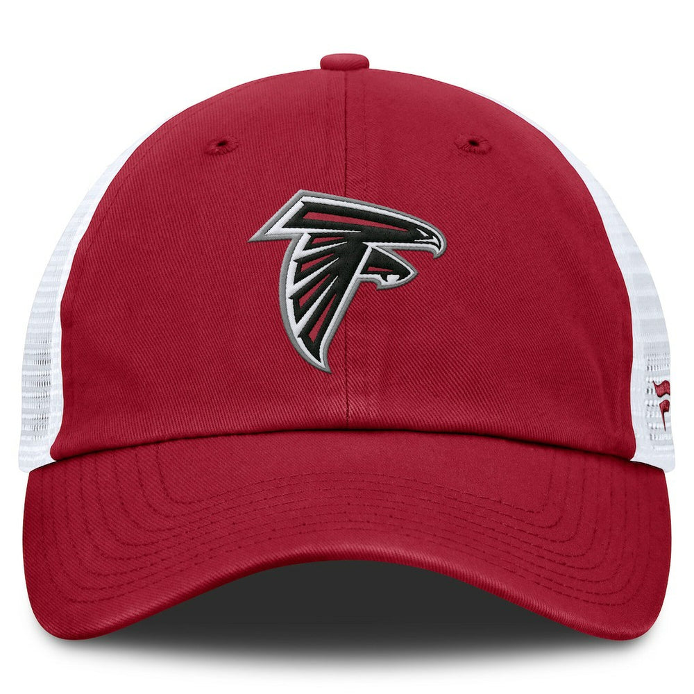 Atlanta Falcons Trucker Adjustable Hat - Red/White Hats