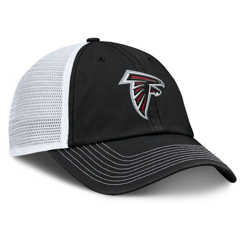 Atlanta Falcons Trucker Adjustable Hat - Black/White Hats