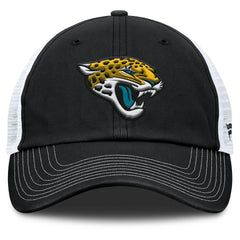Jacksonville Jaguars Trucker Adjustable Hat - Black/White Hats