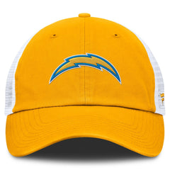 Los Angeles Chargers Trucker Adjustable Hat - Gold/White Hats
