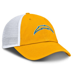 Los Angeles Chargers Trucker Adjustable Hat - Gold/White Hats