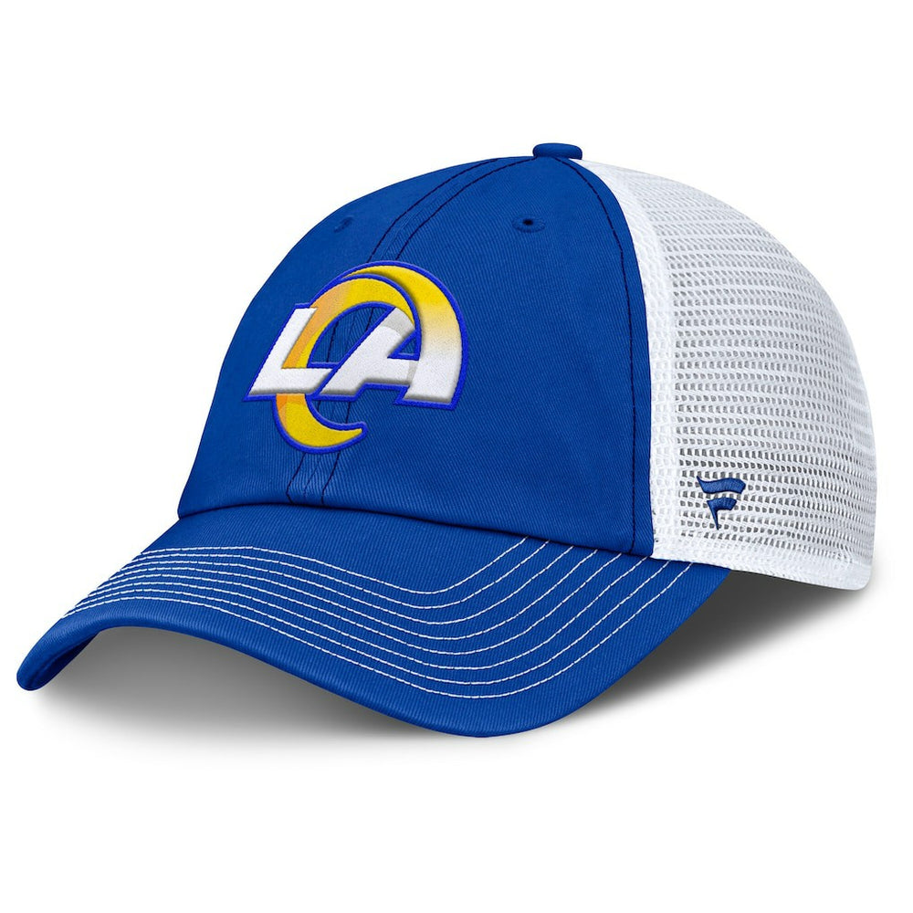 Los Angeles Rams Trucker Adjustable Hat - Royal/White Hats