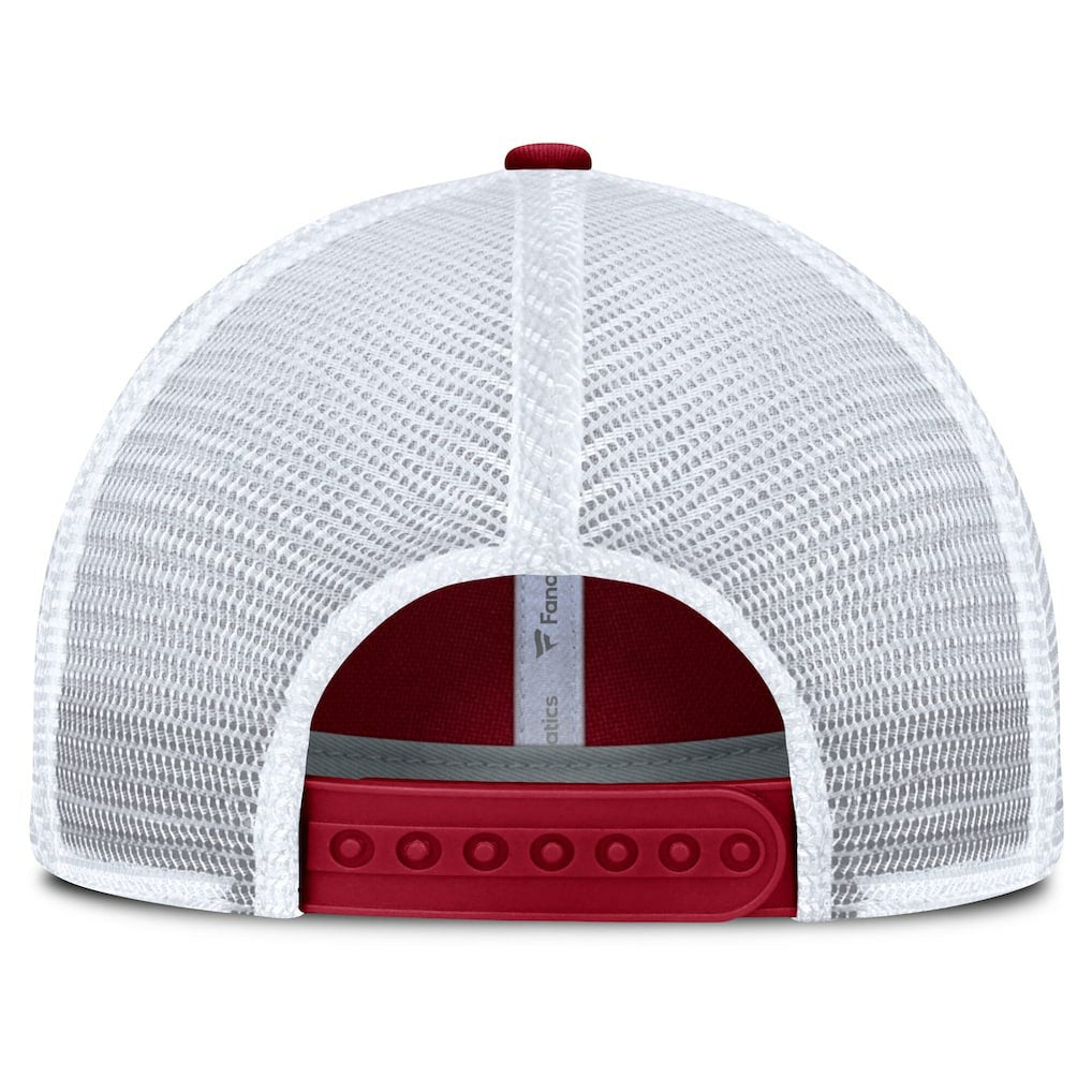 San Francisco 49ers Trucker Adjustable Hat - Scarlet/White Hats