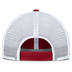 San Francisco 49ers Trucker Adjustable Hat - Scarlet/White Hats