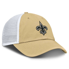 New Orleans Saints Trucker Adjustable Hat - Gold/White Hats