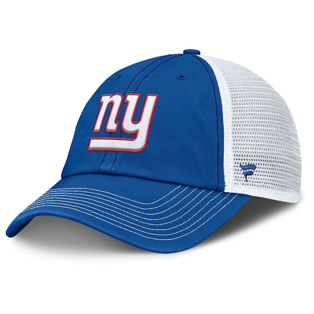 New York Giants Trucker Adjustable Hat - Royal/White Hats