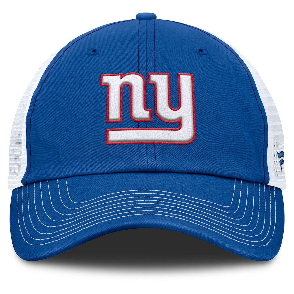 New York Giants Trucker Adjustable Hat - Royal/White Hats