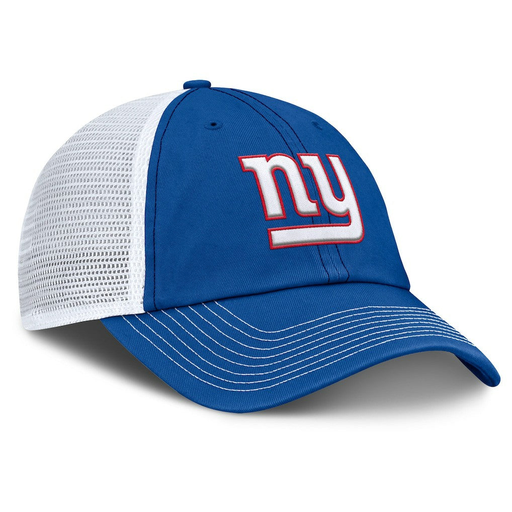 New York Giants Trucker Adjustable Hat - Royal/White Hats