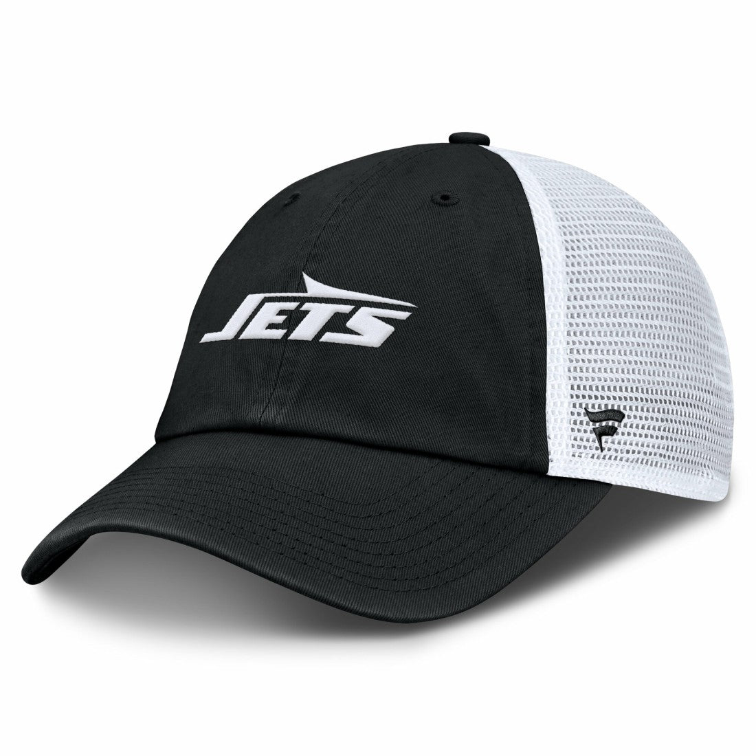 New York Jets Trucker Adjustable Hat - Black/White Hats