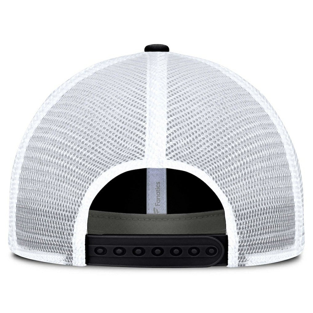 New Orleans Saints Basic Vintage Trucker Adjustable Hat - Black Hats