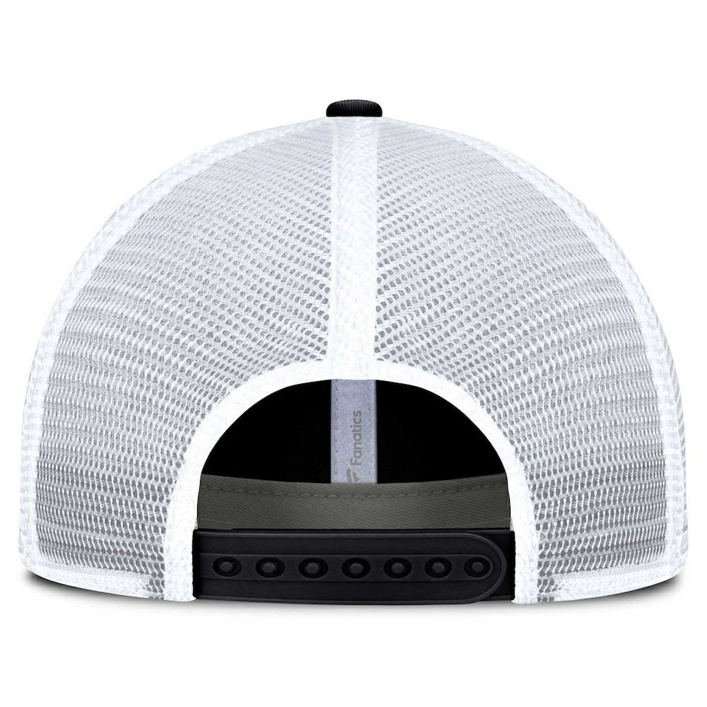 New Orleans Saints Basic Vintage Trucker Adjustable Hat - Black Hats