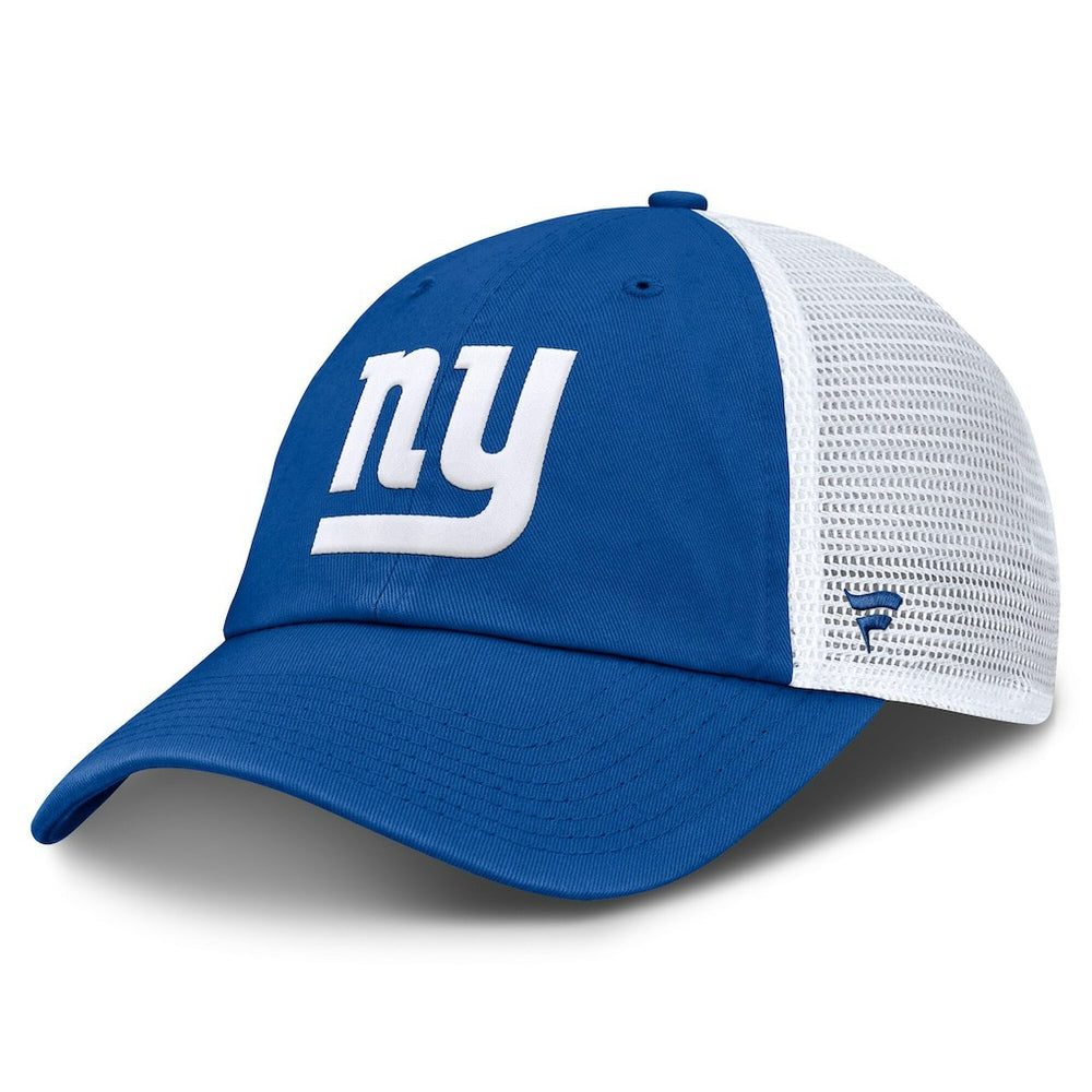 New York Giants Vintage Trucker Adjustable Hat - Royal/White Hats