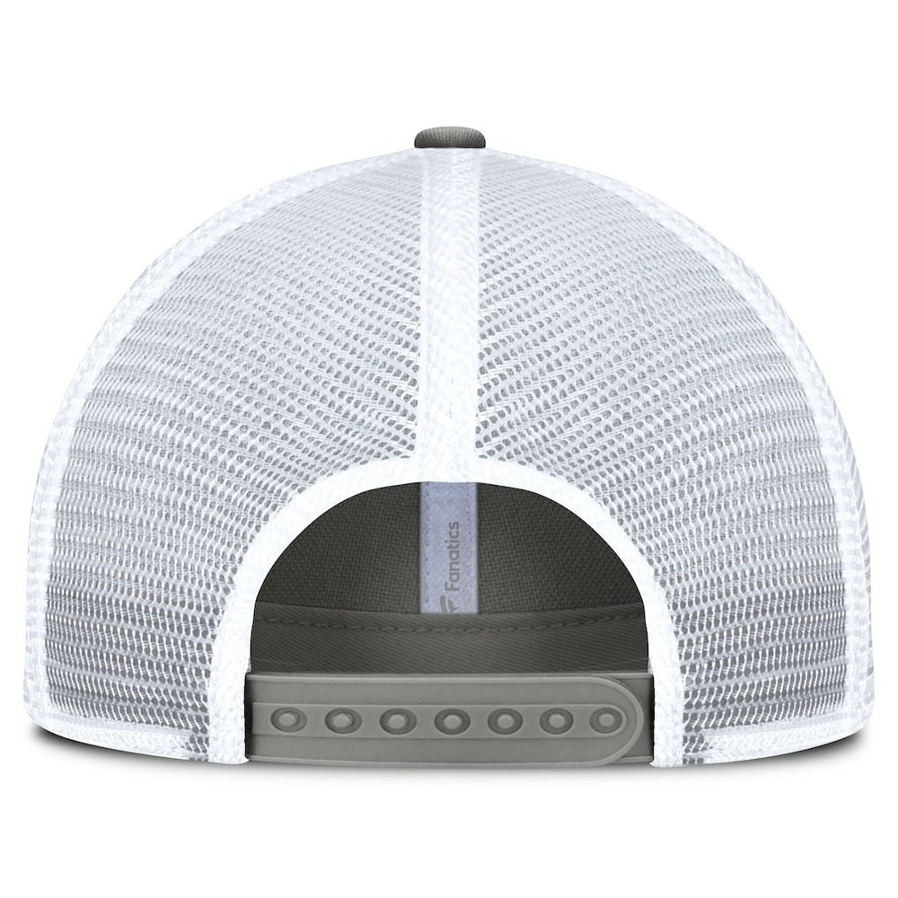 Philadelphia Eagles Vintage Trucker Adjustable Hat - Gray/White Hats