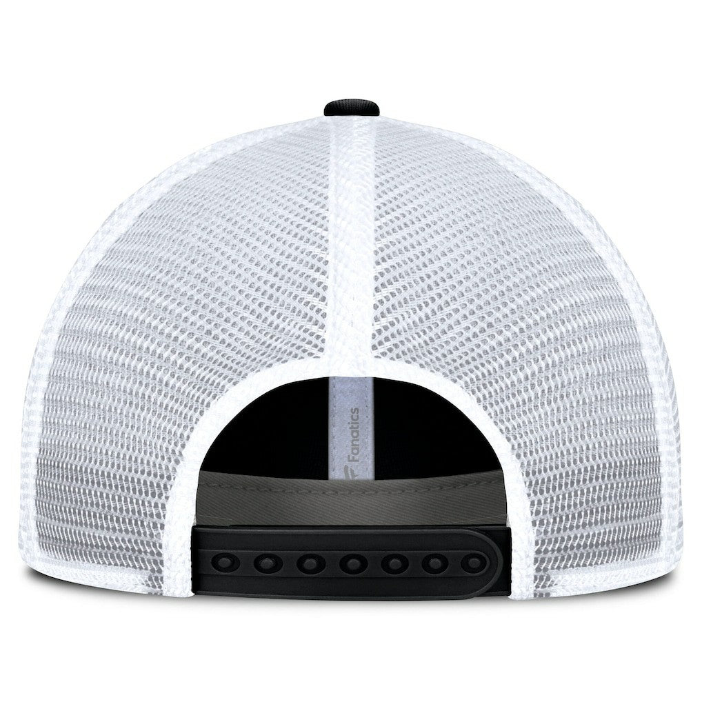 San Francisco 49ers Basic Vintage Trucker Adjustable Hat - Black/White Hats