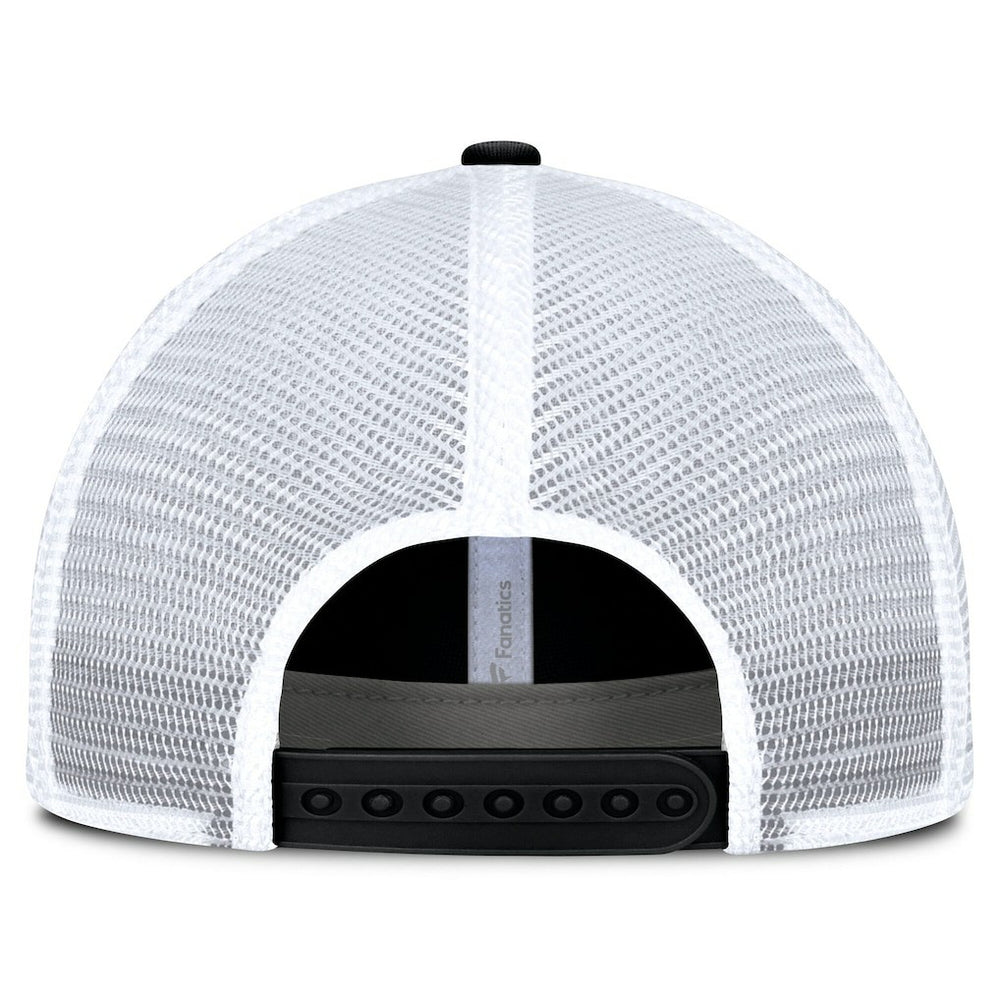 San Francisco 49ers Basic Vintage Trucker Adjustable Hat - Black/White Hats