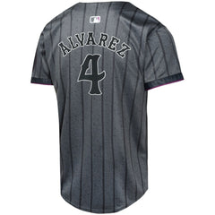 Francisco Alvarez New York Mets Nike Youth 2024 City Connect Limited Player Jersey - Graphite Jerseys
