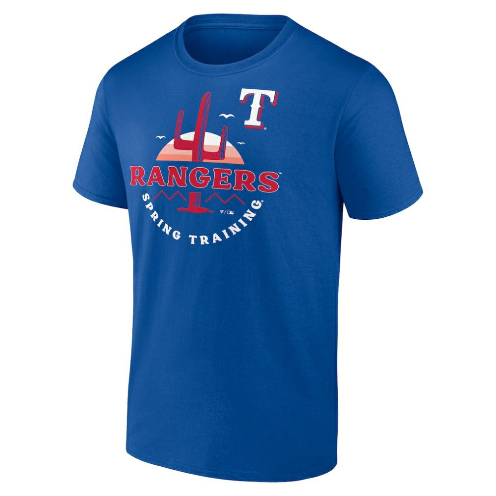 Texas Rangers MLB Spring Training Sunrise T-Shirt - Royal T-shirts