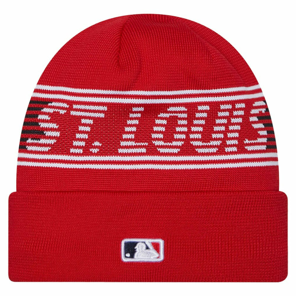 St. Louis Cardinals New Era Authentic Collection Cuffed Knit Hat - Red Hats