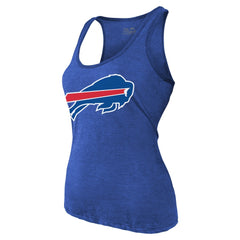 Josh Allen Buffalo Bills Majestic Threads Women's Name & Number Tri-Blend Tank Top - Royal Tops