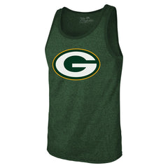 Jordan Love Green Bay Packers Majestic Threads Tri-Blend Player Name & Number Tank Top - Green Tops