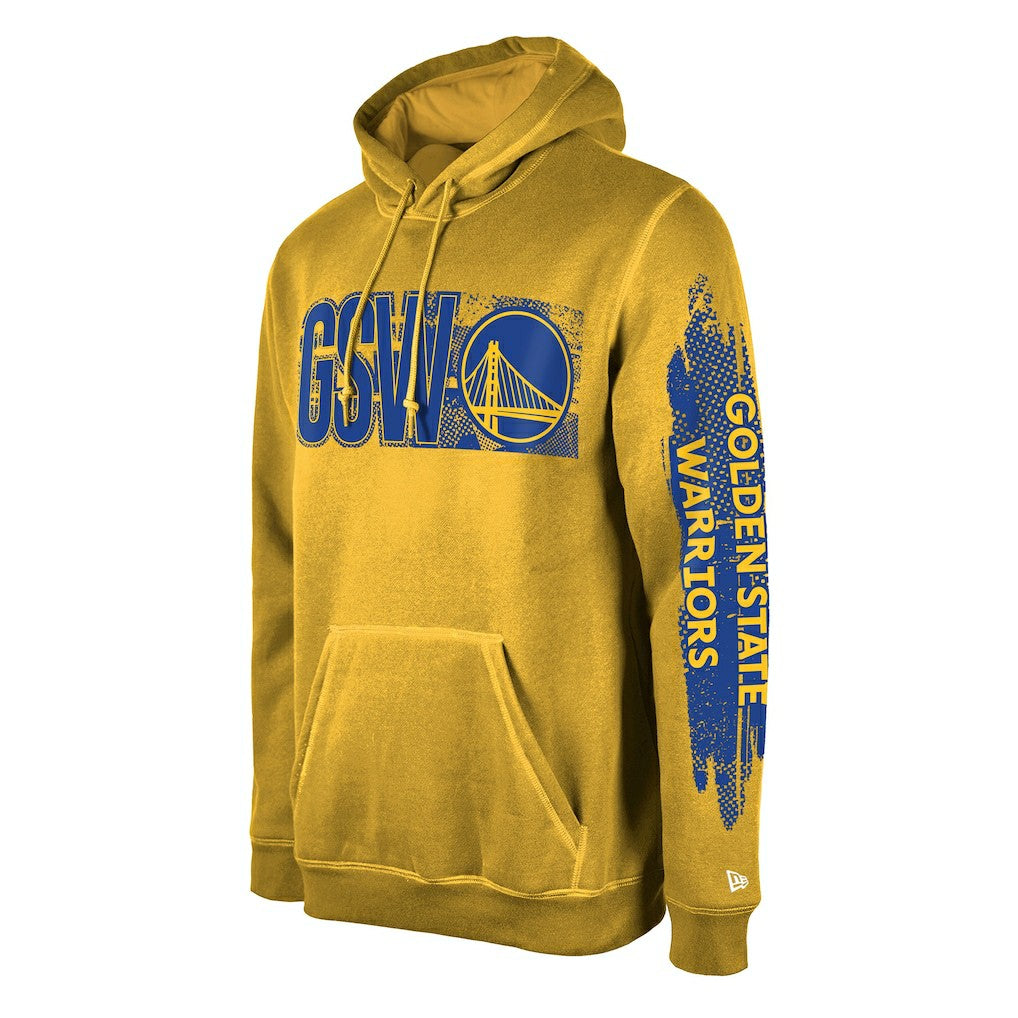 Golden State Warriors Tip-Off Collection Pullover Hoodie Gold - New Era