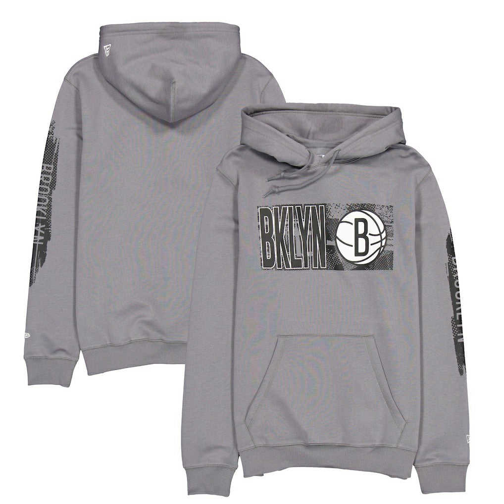 Brooklyn Nets Tip-Off Collection Pullover Hoodie Charcoal - New Era