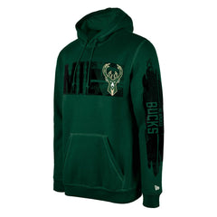 Milwaukee Bucks Tip-Off Collection Pullover Hoodie Hunter Green - New Era