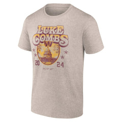 Luke Combs x Washington Commanders Growin' Up and Gettin' Old Tour T-Shirt - Tan T-shirts