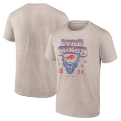 Luke Combs x Buffalo Bills Growin' Up and Gettin' Old Tour T-Shirt - Tan T-shirts