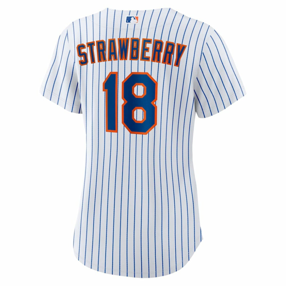 Darryl Strawberry New York Mets Nike Women's Home Replica Player Jersey - White Jerseys
