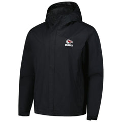 Kansas City Chiefs Dunbrooke Tropic Waterproof Packable Full-Zip Hoodie Jacket  - Black Hoodies