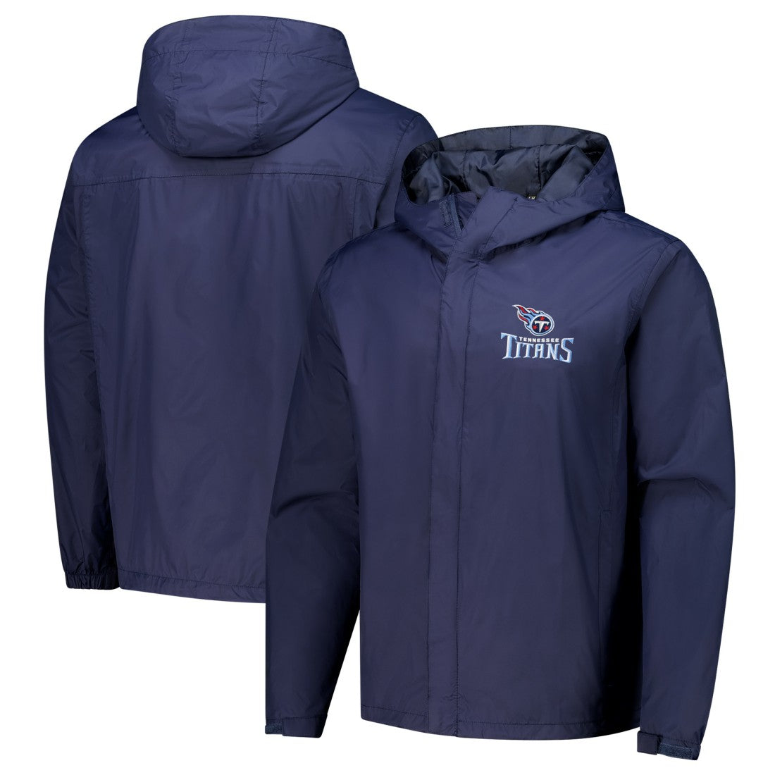 Tennessee Titans Dunbrooke Tropic Waterproof Packable Full-Zip Hoodie Jacket  - Navy Hoodies