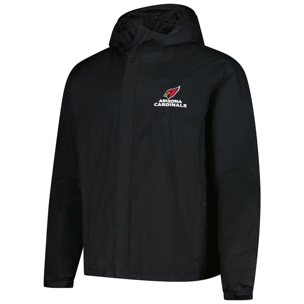 Arizona Cardinals Dunbrooke Tropic Waterproof Packable Full-Zip Hoodie Jacket  - Black Hoodies