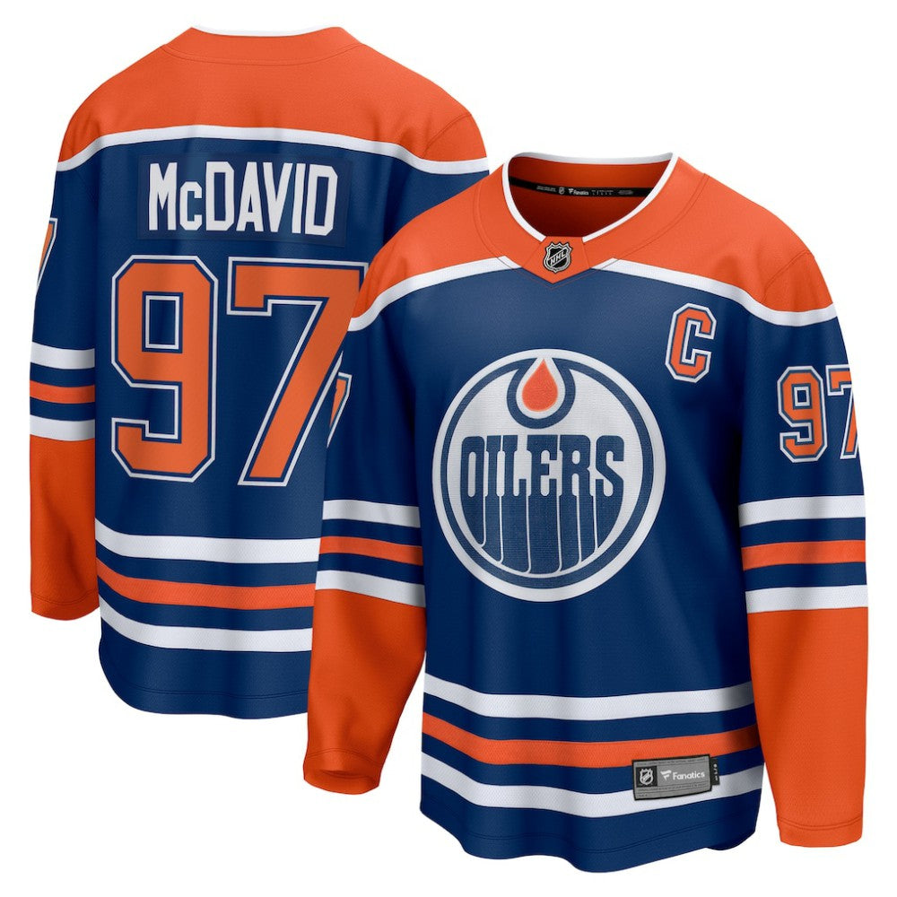 Connor McDavid Edmonton Oilers Fanatics Home Breakaway Jersey - Royal | US 201333807