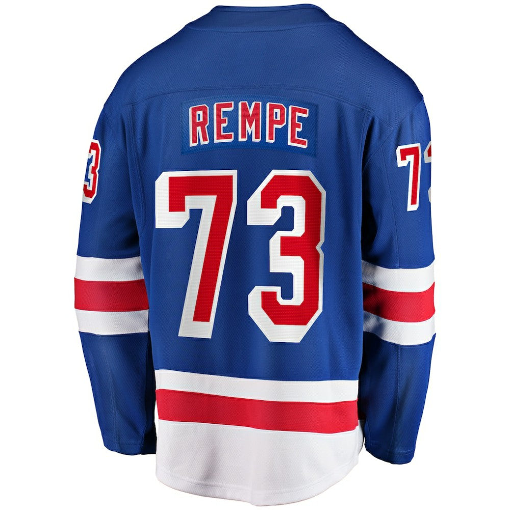Matt Rempe New York Rangers Fanatics Home Breakaway Jersey - Blue | US 201333864