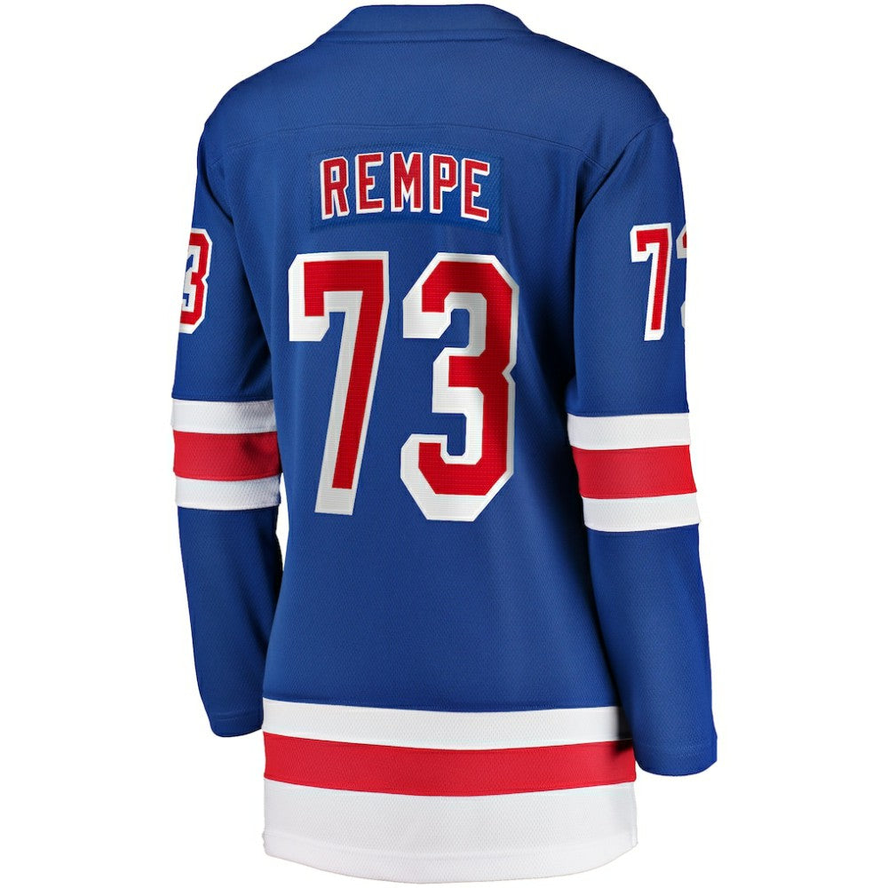 Matt Rempe New York Rangers Fanatics Women's Home Breakaway Jersey - Blue | US 201333865