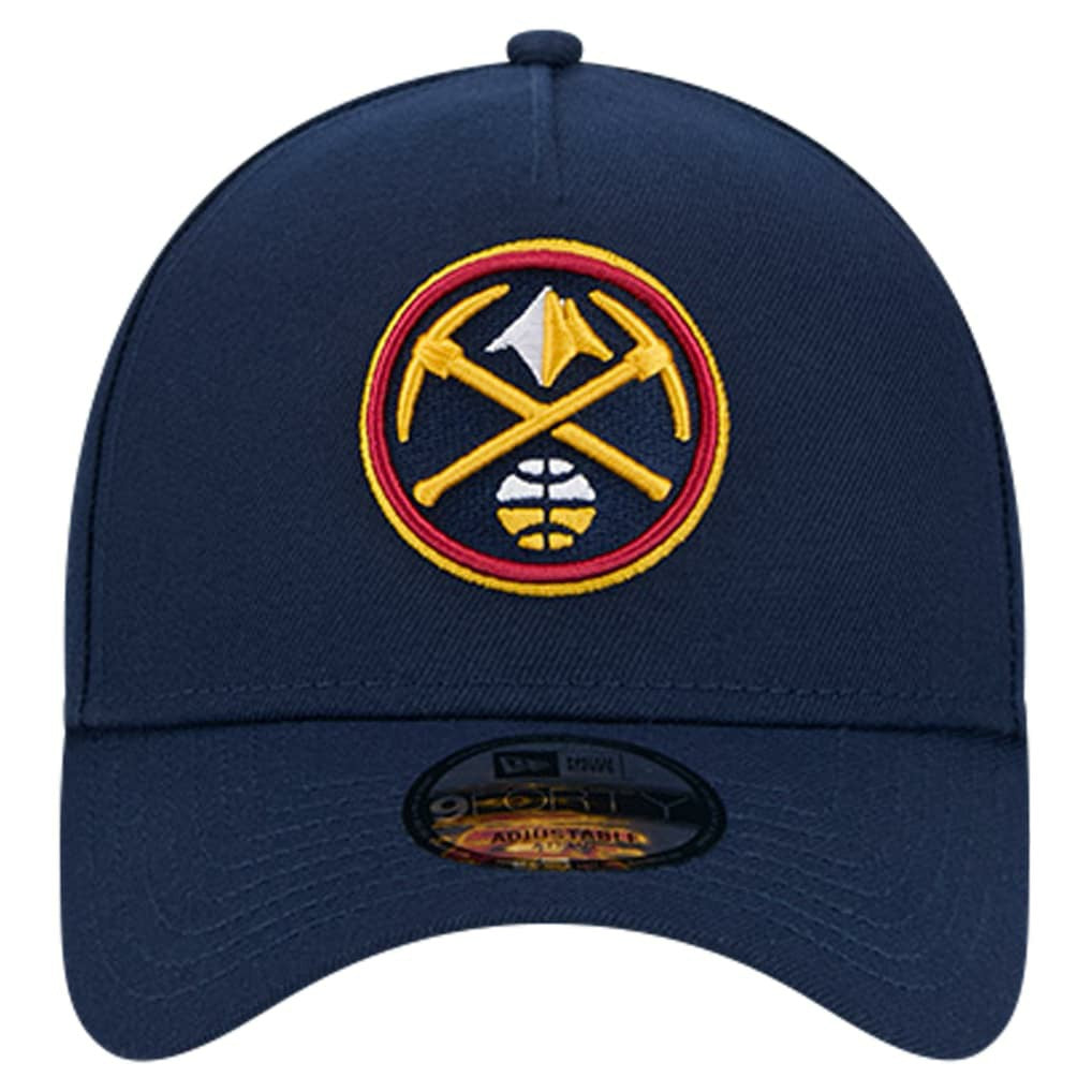 Denver Nuggets A-Frame 9FORTY Adjustable Hat Navy - New Era
