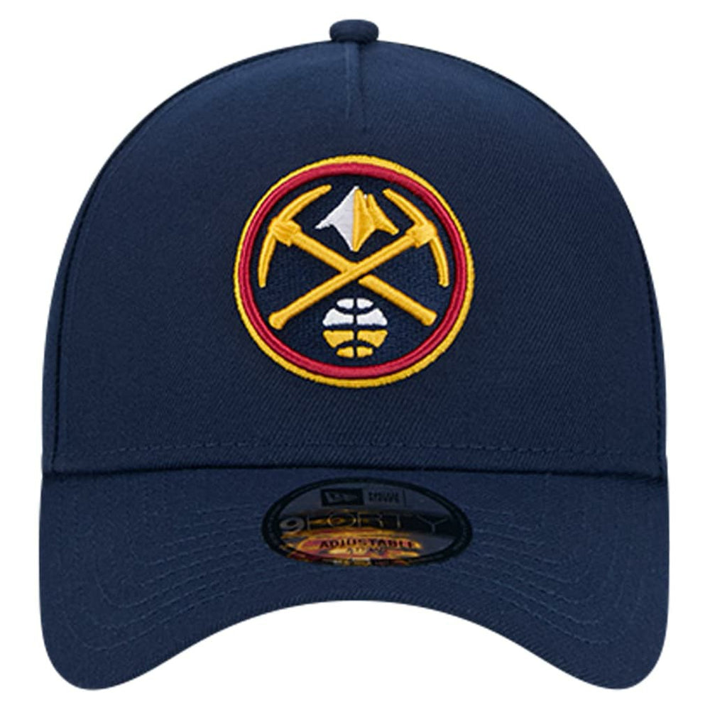 Denver Nuggets A-Frame 9FORTY Adjustable Hat Navy - New Era