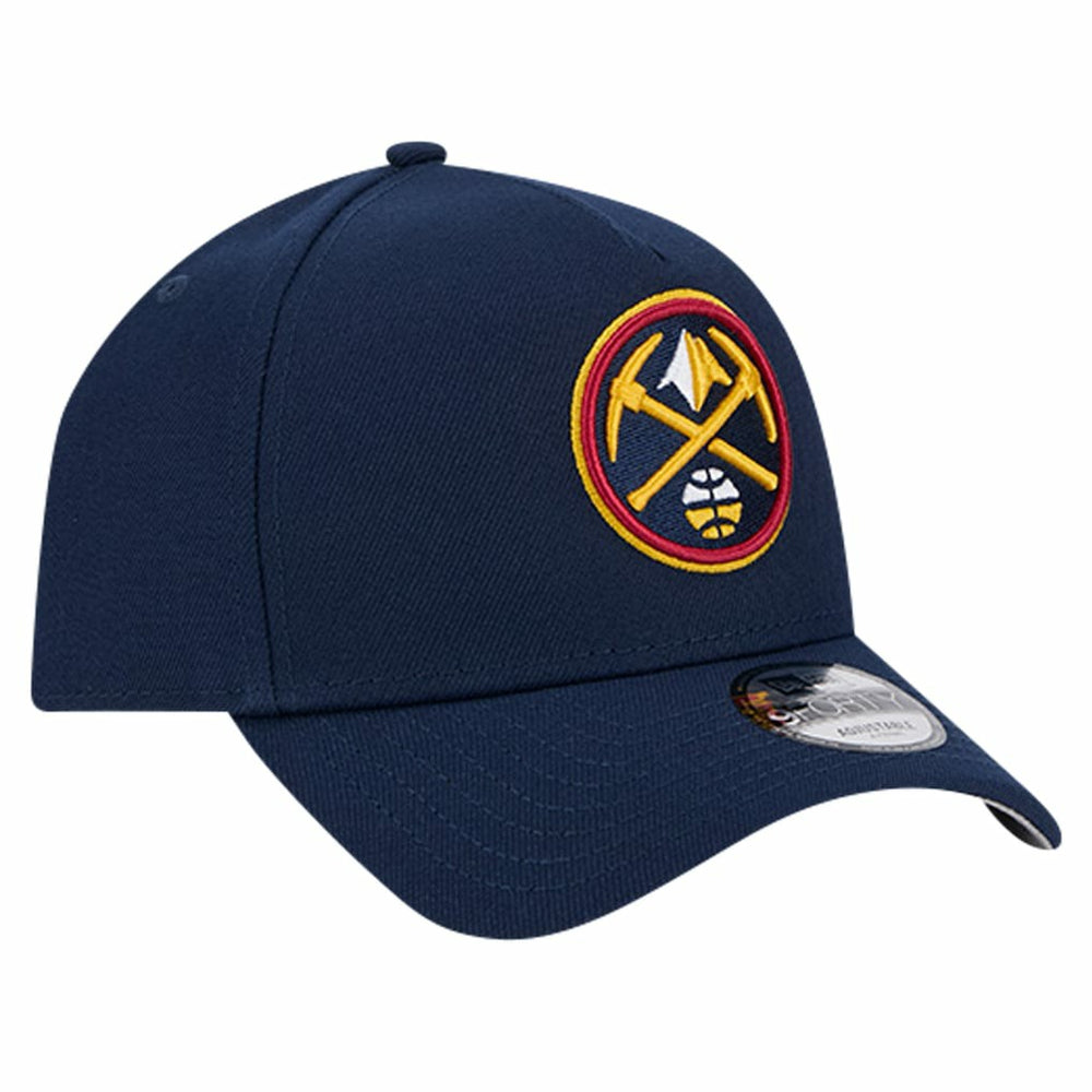 Denver Nuggets A-Frame 9FORTY Adjustable Hat Navy - New Era