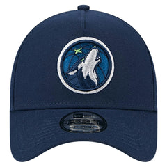 Minnesota Timberwolves A-Frame 9FORTY Adjustable Hat Navy - New Era