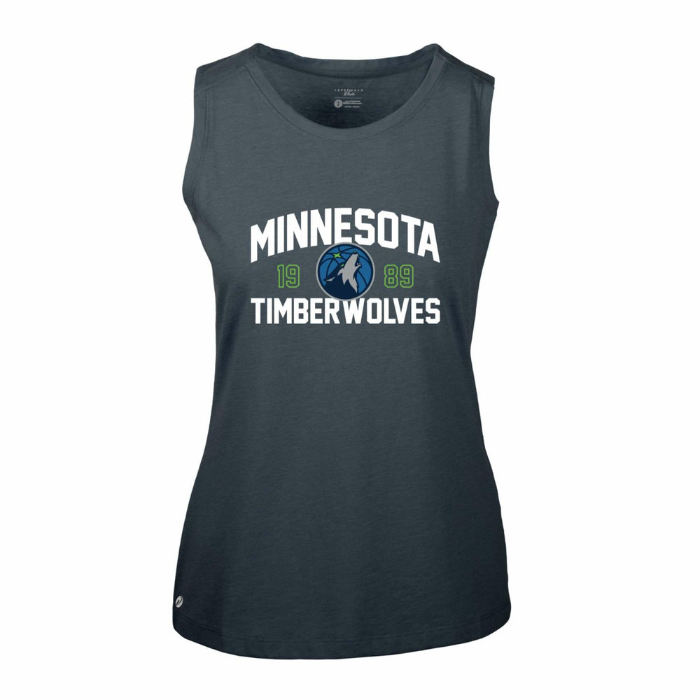 Minnesota Timberwolves Levelwear Women's Macy Tank Top Navy